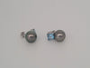 Stud Earrings of a Tahiti Pearls AAA Quality, size 9 mm, Precious Stones, 18K Solid Gold | The South Sea Pearl |  The South Sea Pearl