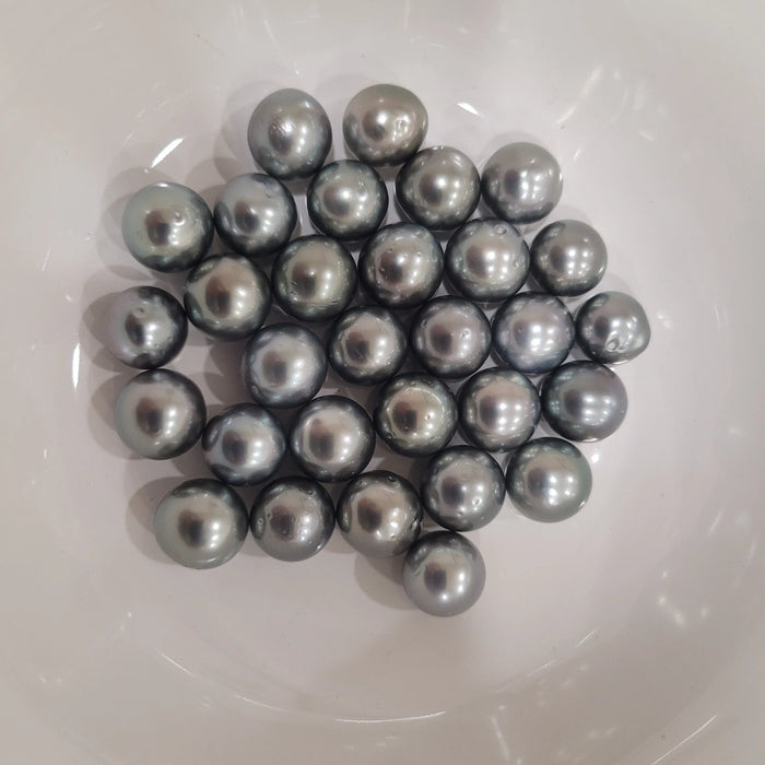 Tahiti Loose Pearls 10-11 mm Dark Silver Color Very High Luster |  The South Sea Pearl |  The South Sea Pearl