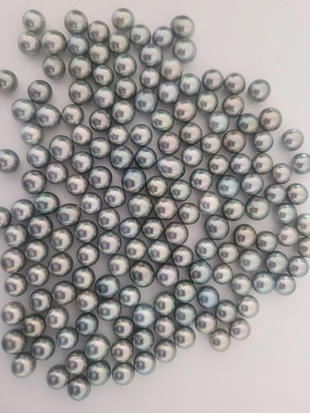 Tahiti Loose Pearls 10 mm AA Quality Round/Semiround and High Luster | The South Sea Pearl |  The South Sea Pearl