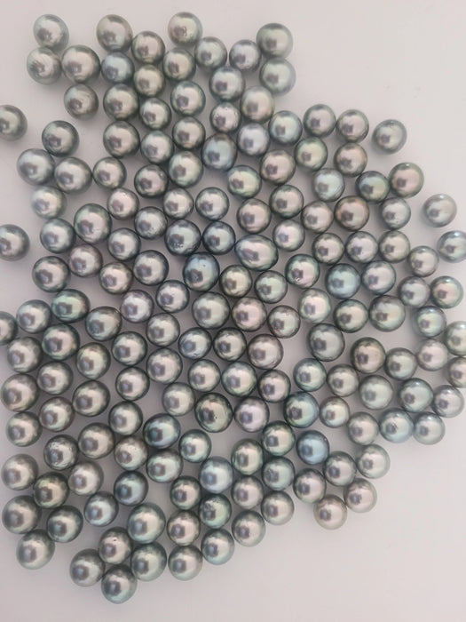Tahiti Loose Pearls 10 mm AA Quality Round/Semiround and High Luster | The South Sea Pearl |  The South Sea Pearl