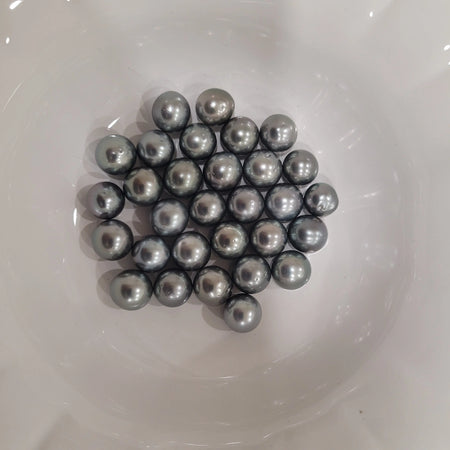Tahiti Loose Pearls 11-12 mm Dark Silver Color Very HIgh Luster |  The South Sea Pearl |  The South Sea Pearl