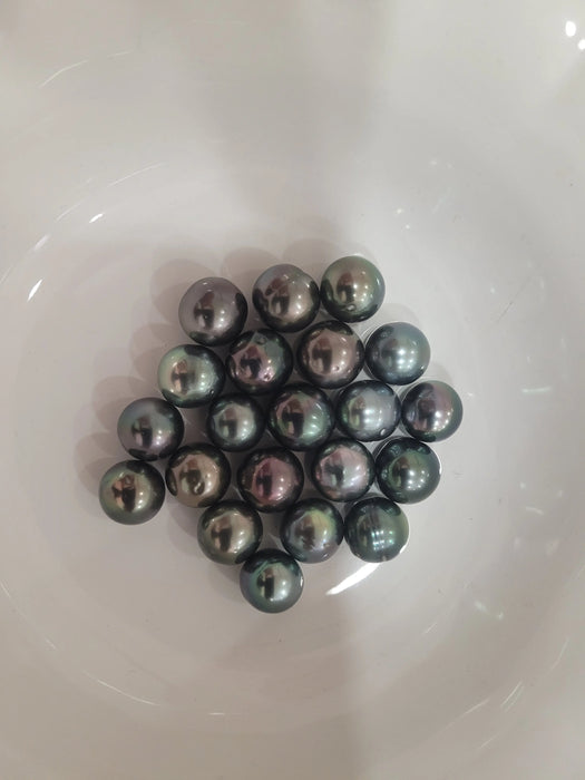 Tahiti Loose Pearls 11-12 mm Natural Dark Multicolor and very high Luster | The South Sea Pearl |  The South Sea Pearl