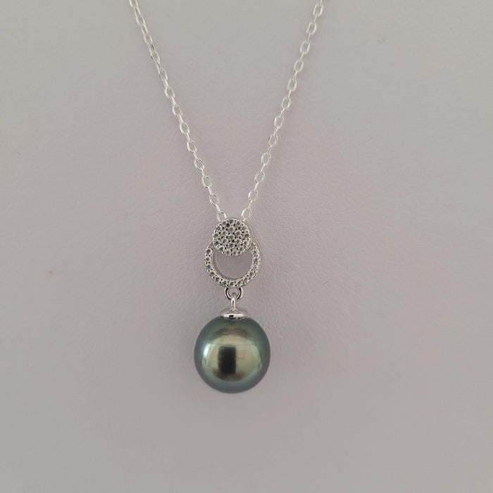 Tahiti Pearl 9-10 mm AAA Dark Color and very high Luster | The South Sea Pearl |  The South Sea Pearl