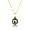 Tahiti Pearl 9-10 mm Round shape high Luster and dark  color, Emerald Precious Stone | The South Sea Pearl |  The South Sea Pearl