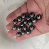 Tahiti Pearls 10-11  mm Dark Color Semi-Round Very High Luster |  The South Sea Pearl |  The South Sea Pearl