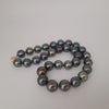 Tahiti Pearls 12-13 mm Very High Luster Dark Green Color 18K Gold Clasp | The South Sea Pearl |  The South Sea Pearl