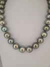 Tahiti Pearls 12-14 mm Natural Color and very High Luster, 18K Gold clasp | The South Sea Pearl |  The South Sea Pearl