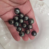 Tahiti Pearls 13-14 mm Dark Color, Very High Luster, Semi-Round |  The South Sea Pearl |  The South Sea Pearl