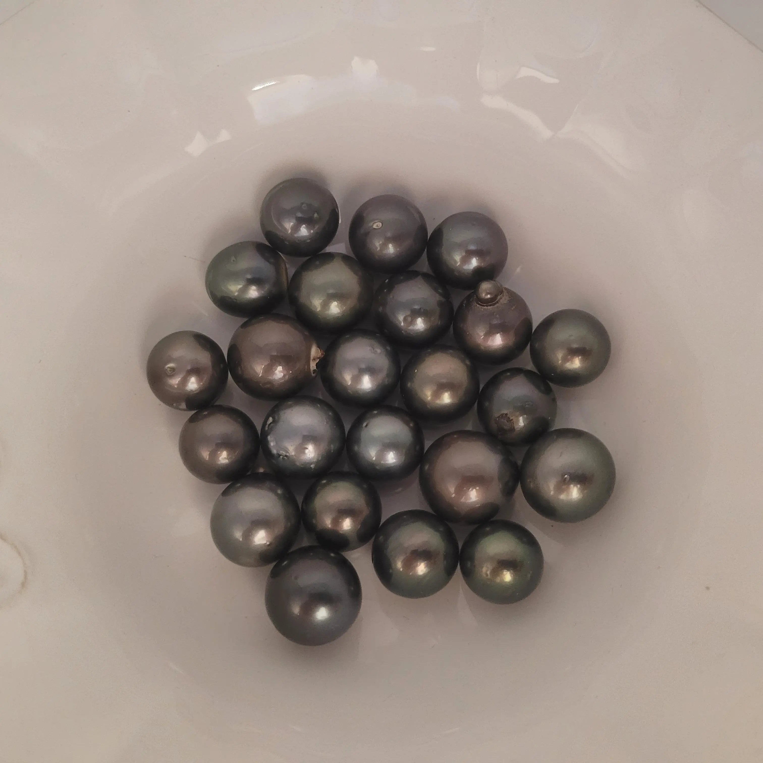Dark Tahitian Pearl, Loose 15-17mm Semi-Round – The South Sea Pearl