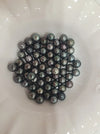 Tahiti Pearls Loose 10-11 mm Round Dark Natural Color and High Luster | The South Sea Pearl |  The South Sea Pearl