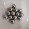 Tahiti Pearls Loose 11-12 mm Semi-Round Silver Green Color High Luster |  The South Sea Pearl |  The South Sea Pearl