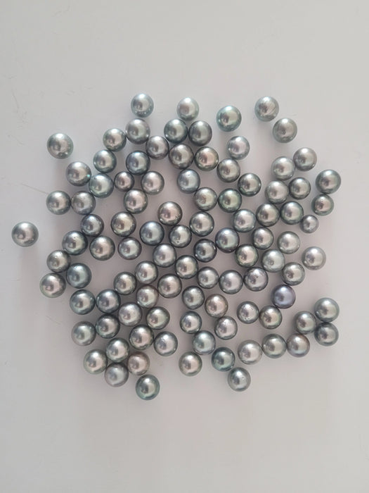 Tahiti Pearls Loose AAA 10 mm Round and Semiround with High Luster | The South Sea Pearl |  The South Sea Pearl