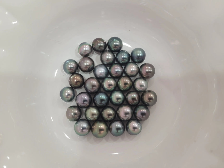 Tahiti Pearls Loose Round 10-11 mm Natural Color High Luster | The South Sea Pearl |  The South Sea Pearl