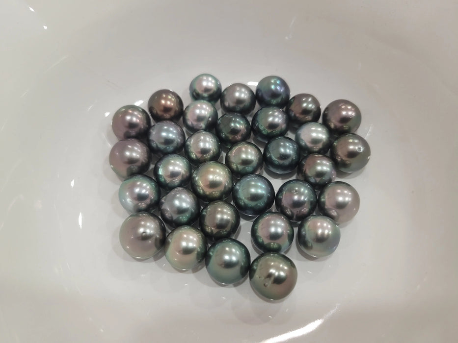 Tahiti Pearls Loose Round 10-11 mm Natural Color High Luster | The South Sea Pearl |  The South Sea Pearl