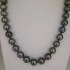 Tahiti Pearls Necklace 10-11 mm Black Color 18K Gold clasp | The South Sea Pearl |  The South Sea Pearl