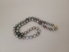 Tahiti Pearls Necklace 8 mm multicolor, round, high luster, 18K gold clasp | The South Sea Pearl |  The South Sea Pearl