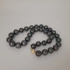Tahiti Pearls necklace 11-14 mm Black Color Very High Luster 18K Gold Clasp | The South Sea Pearl |  The South Sea Pearl