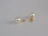 White South Sea Pearls 10-11 mm Earrings Stud 18K Solid Gold | The South Sea Pearl |  The South Sea Pearl