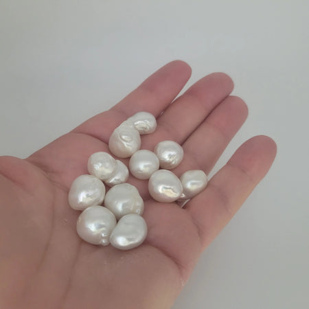White South Sea Pearls 12-13 mm Baroque shape | The South Sea Pearl |  The South Sea Pearl