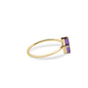 Amethyst Precious Stone 9 x 7 mm Baguette 14K Yellow Gold - MIMUKA
