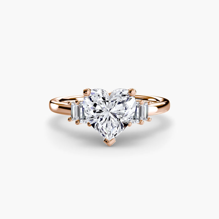 Baguette Accent Solitaire - MIMUKA