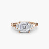 Baguette Accent Solitaire - MIMUKA