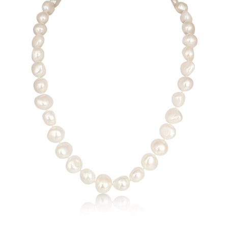 Baroque Cultured Pearls 11 - 12 mm White Color - MIMUKA