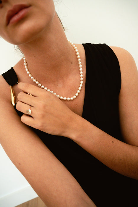 Collar Perlas Cultivadas Redondas 6 mm - MIMUKA