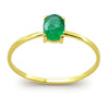 Natural Emerald 18K Gold Ring - MIMUKA