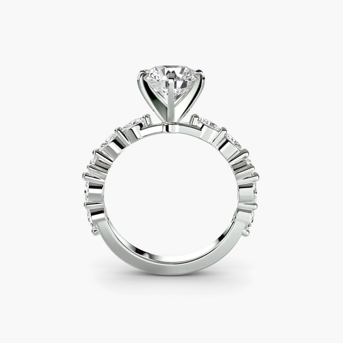 Solitaire with Eternity Pavé - MIMUKA