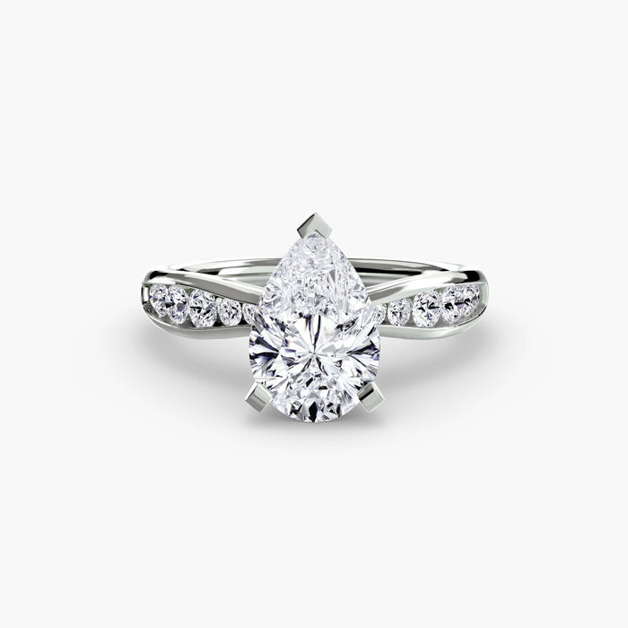Solitaire with Pavé 3 - MIMUKA