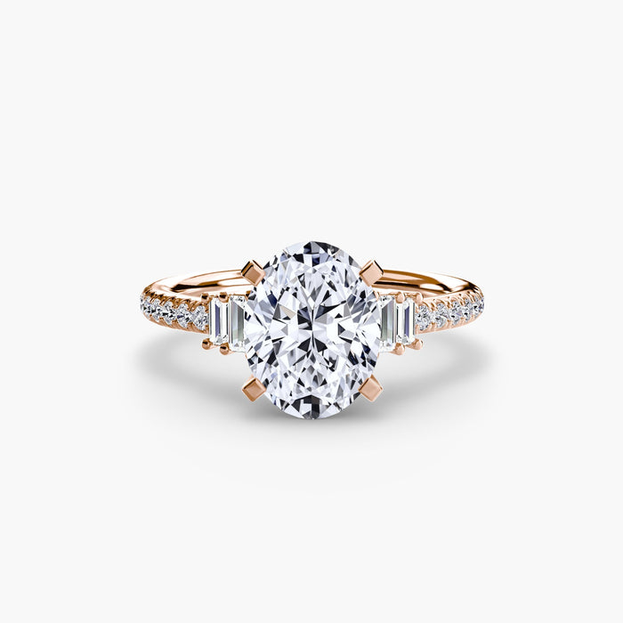 Solitaire with Pavé 4 - MIMUKA