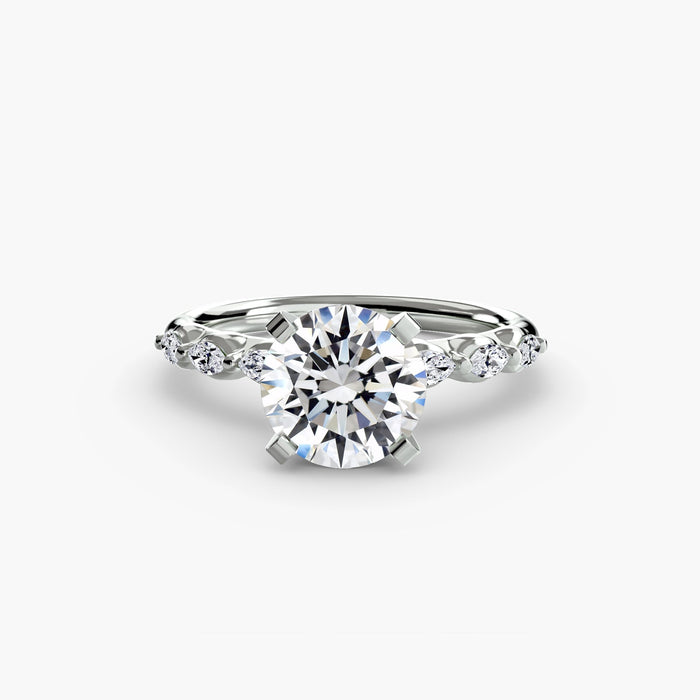 The Floral Accent Solitaire - MIMUKA