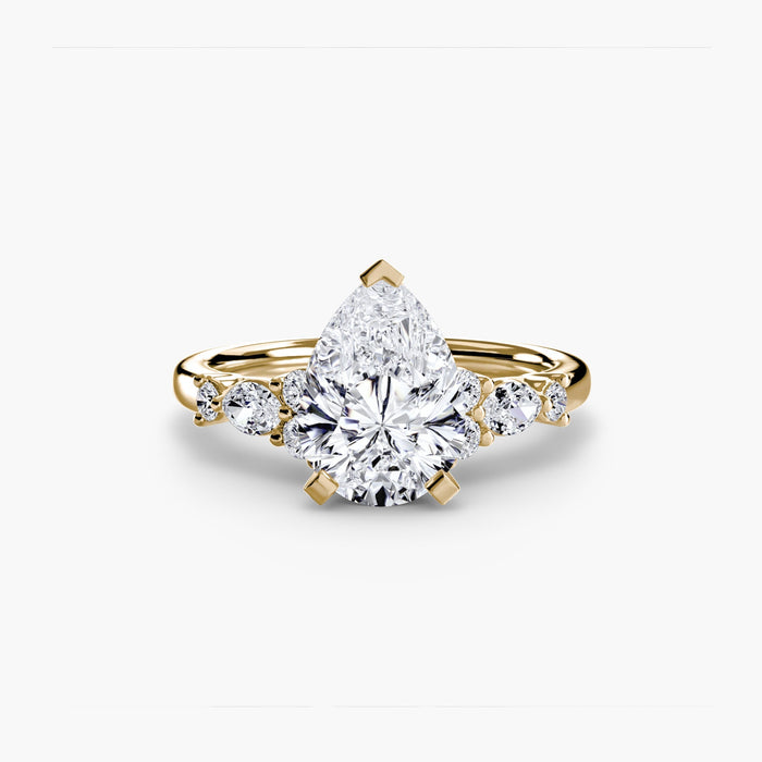 The Floral Accent Solitaire - MIMUKA