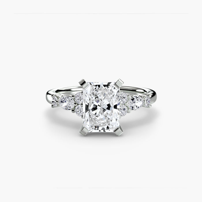 The Floral Accent Solitaire - MIMUKA