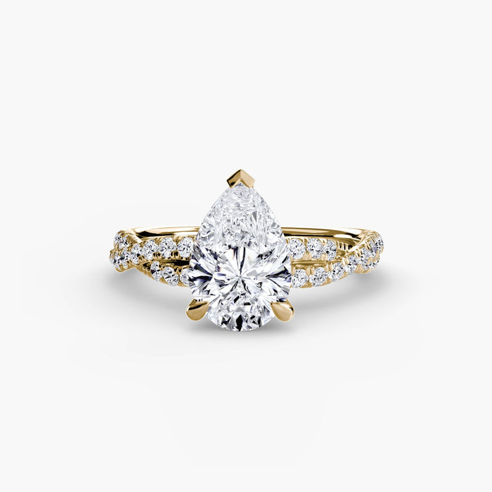 The Twisted Pavé Solitaire - MIMUKA