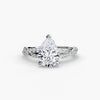 The Twisted Pavé Solitaire - MIMUKA