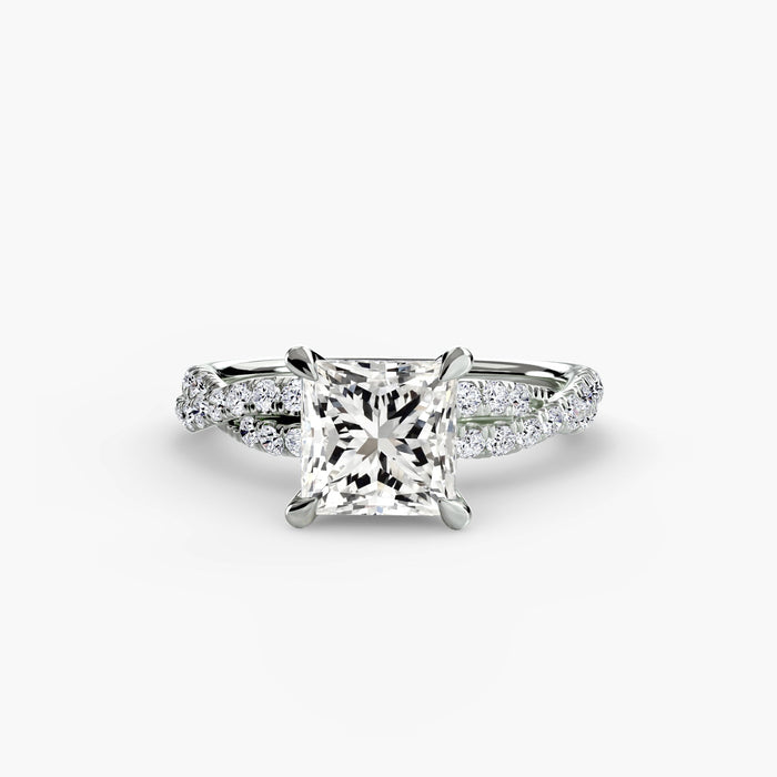 The Twisted Pavé Solitaire - MIMUKA