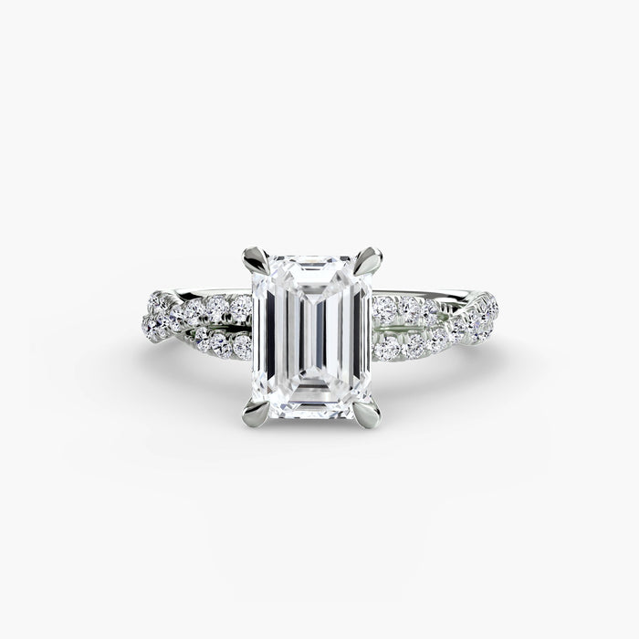 The Twisted Pavé Solitaire - MIMUKA