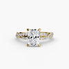 The Twisted Pavé Solitaire - MIMUKA