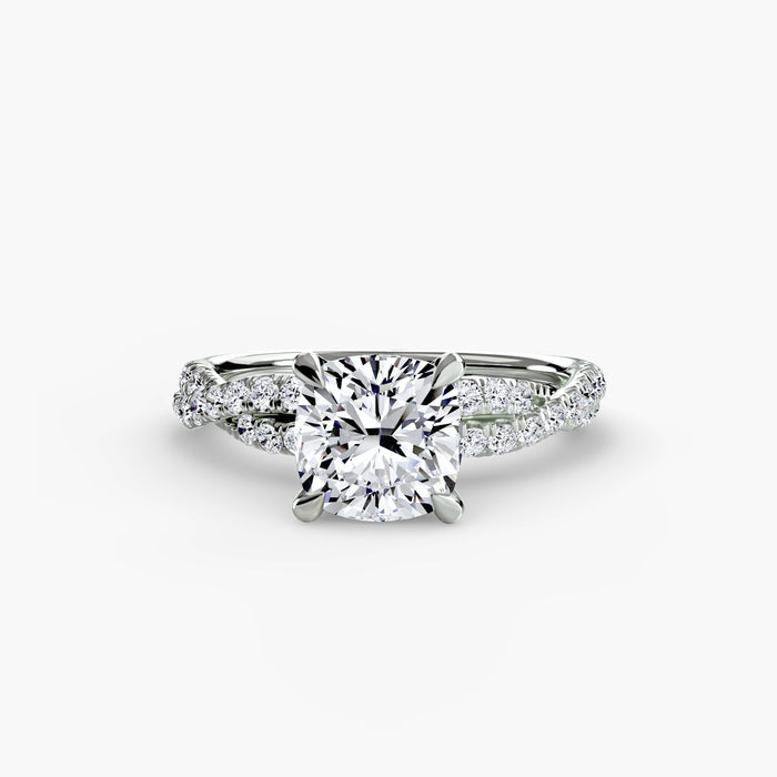 The Twisted Pavé Solitaire - MIMUKA
