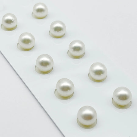 White Loose South Sea Pearls Pairs  9-10 mm |  The South Sea Pearl |  The South Sea Pearl