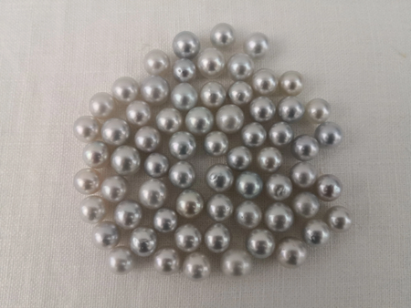 11-12mm Round Natural Silver Color South Sea Pearls AAA -  The South Sea Pearl