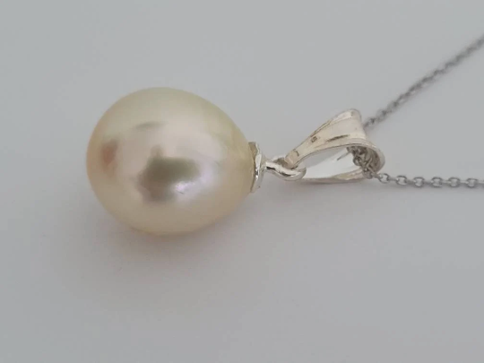 South Sea Pearl AAA Tear-Drop 13 x 11 mm Natural Color and Luster -  The South Sea Pearl