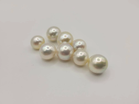 Loose South Sea Pearls 12-13 mm White Natural Color and High Luster -  The South Sea Pearl