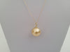 14 mm Golden Color South Sea Pearl, Round Shape, High Luster, 18 Karat Gold - Only at  The South Sea Pearl