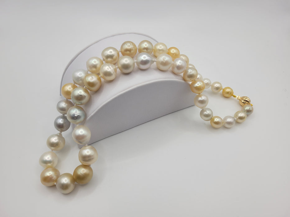 South Sea Pearls 8-11 mm 18 Karat Gold Clasp -  The South Sea Pearl