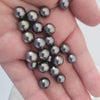Tahiti Pearls Loose Round 9 mm AAA Quality Dark Natural Color |  The South Sea Pearl |  The South Sea Pearl