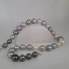 Tahiti Pearl Necklace of Fancy Color, Round shaoe 11-14 mm |  The South Sea Pearl |  The South Sea Pearl