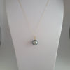 Tahiti Pearl Pendant 12 mm Natural Color, 18 Karat Gold |  The South Sea Pearl |  The South Sea Pearl